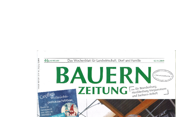 Bauernzeitung für BB,MV,SA: Von der ersten Idee bis zum Bauantrag