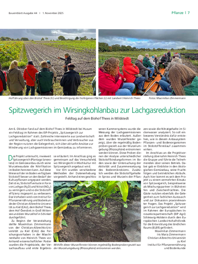 Text und Bilder aus dem Bauernblatt