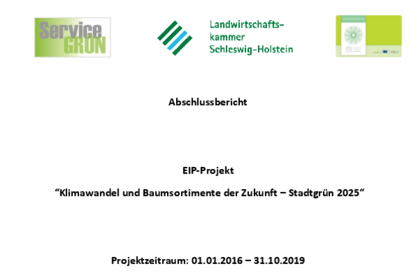 Abschlussbericht der OG Klimawandelbäume