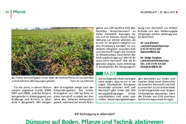 EIP-Fachtagung in Albersdorf